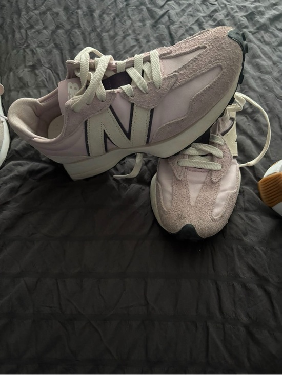 New Balance Shoes - New Balance Women’s Lavender Suede & Mesh Sneakers with Cream Accents